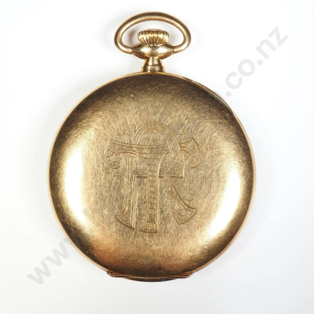 18ct Gold LIP Chronometre Pocket Watch Image 1++
