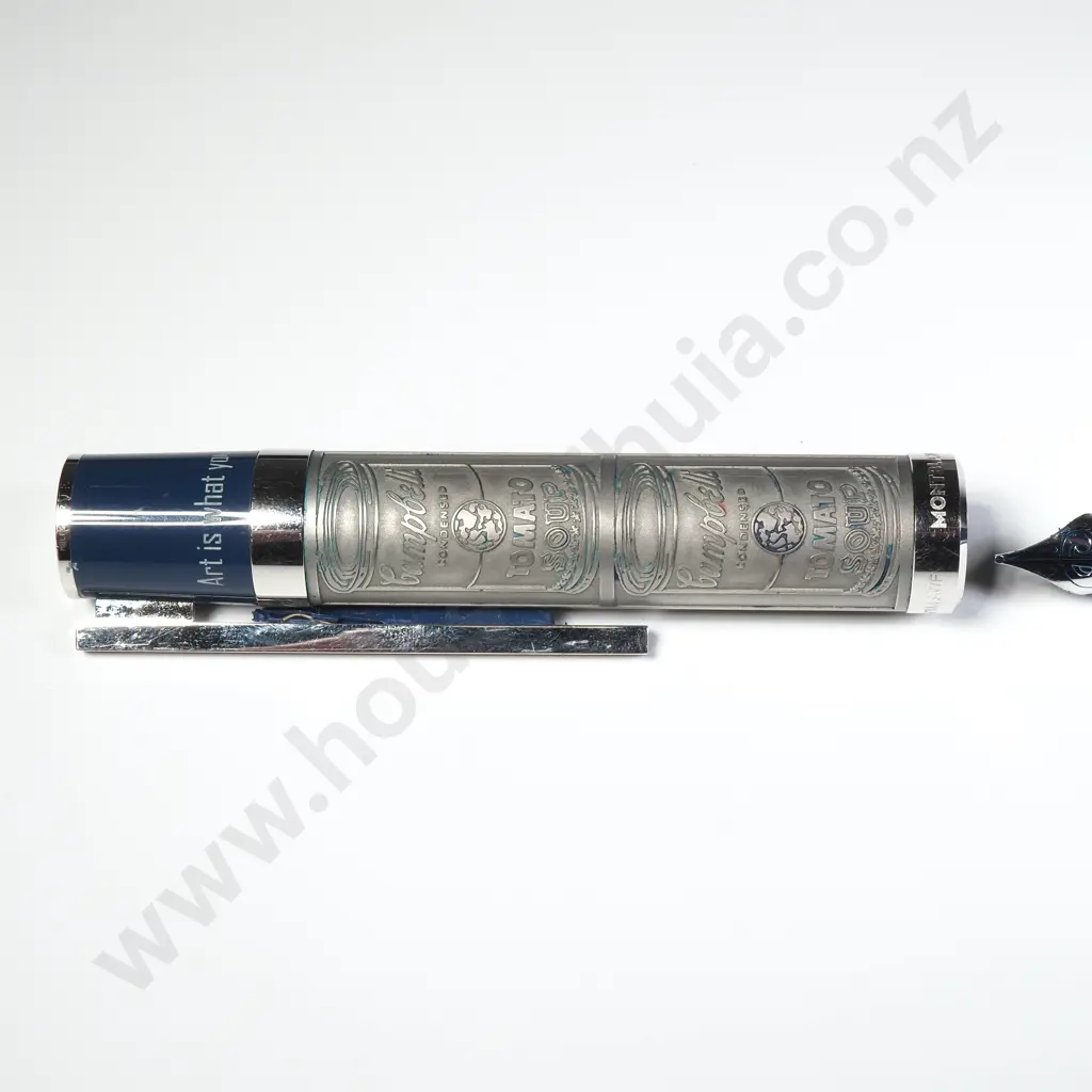 Mont Blanc "Andy Warhol" Limited Edition Cased Fountain Pen w 14ct Gold Nib Image 1++