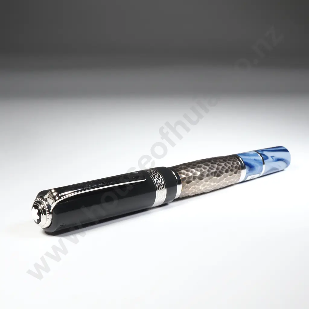 Mont Blanc "Leo Tolstoy" Limited Edition Cased Fountain Pen w 18ct Gold Nib/ Ballpoint Pen & Mechanical Pencil Image 1++