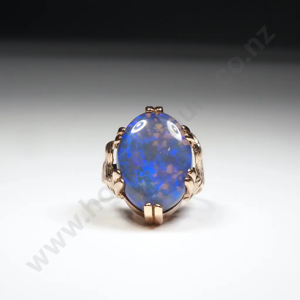 Antique 9ct Gold & Opal Ring w Valuation for $2,250.00 Image 1++