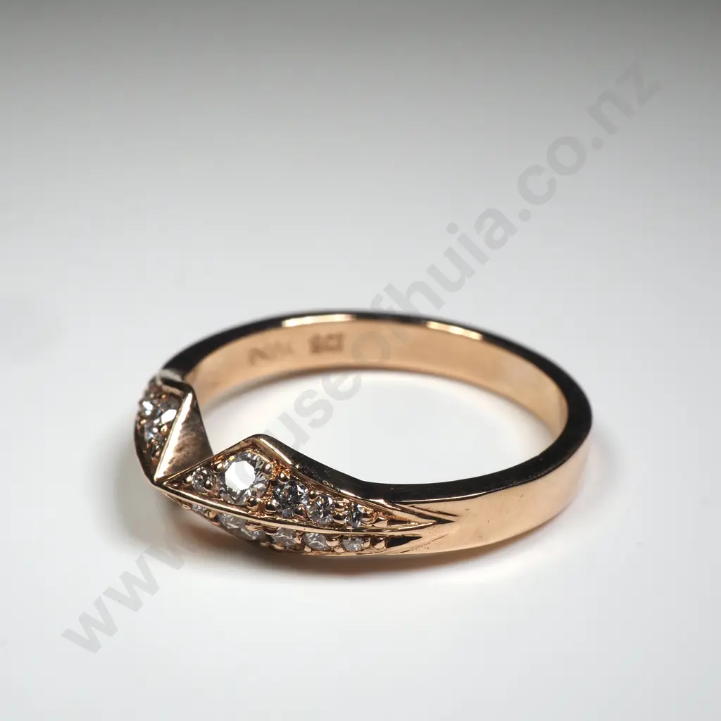Meadowlark 9ct Rose Gold & Diamond Ring Image 1++