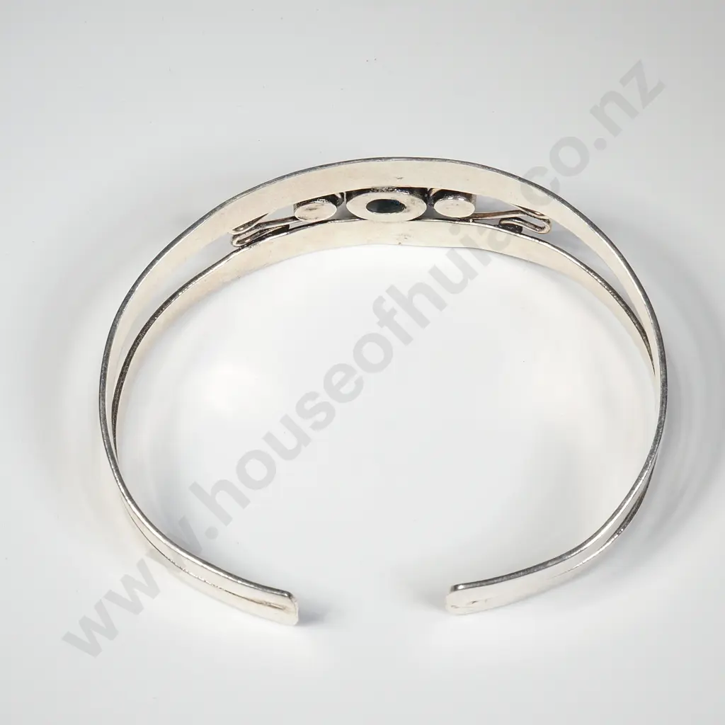 Sterling Silver Blue Stone Bracelet Image 1++