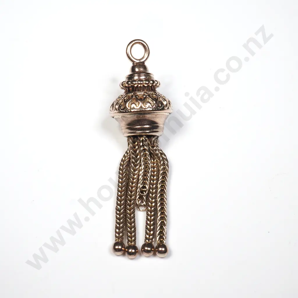 Antique 9ct Gold Albertina Tassel Image 1++