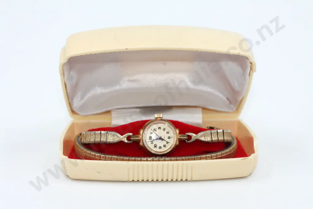 Cased "Hatis" Womans Watch Image 1++