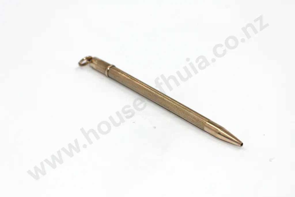Antique English 9ct Gold Pencil Image 1++
