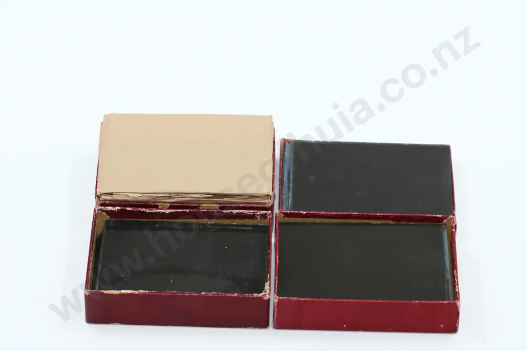 Four Boxes of Quarter Glass Photographic Plates: NZ Interest Image 1++