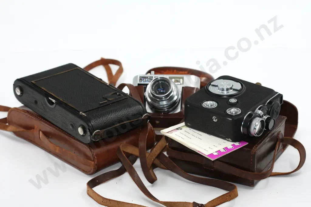 Three Early Film Cameras Image 1++