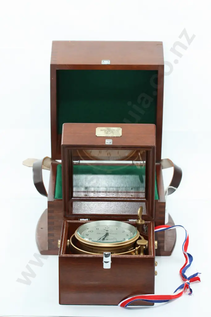 Thomas Mercer Ltd Maritime Chronometer from the MV Arahanga Image 1++