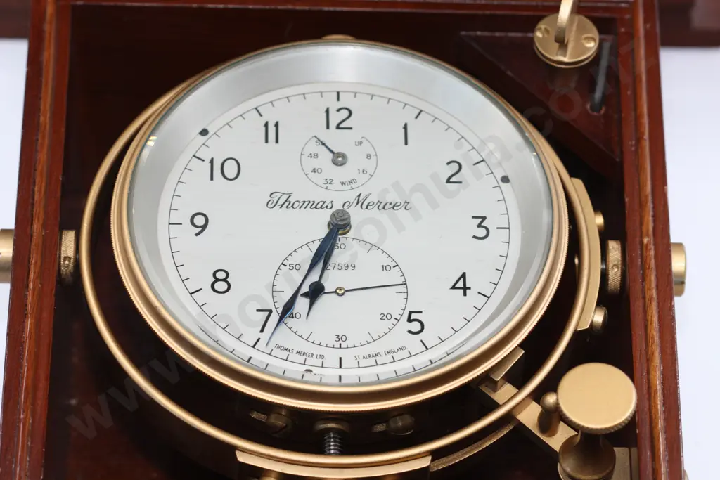 Thomas Mercer Ltd Maritime Chronometer from the MV Arahanga Image 1++
