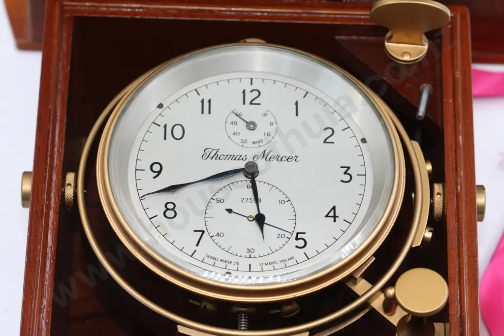 Thomas Mercer Ltd Maritime Chronometer from the MV Arahanga Image 1++