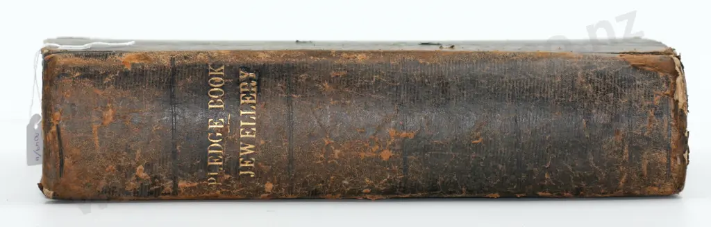 Historic NZ Pawn shop log book Image 1++