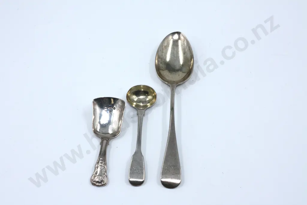 Three Sterling Silver Spoons Image 1++