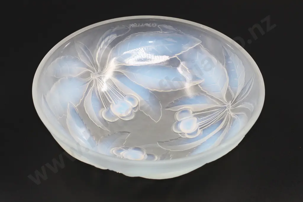 French Opalescent Glass Bowl Image 1++