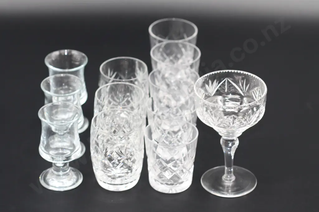Assortment of Crystal Glassware Image 1++