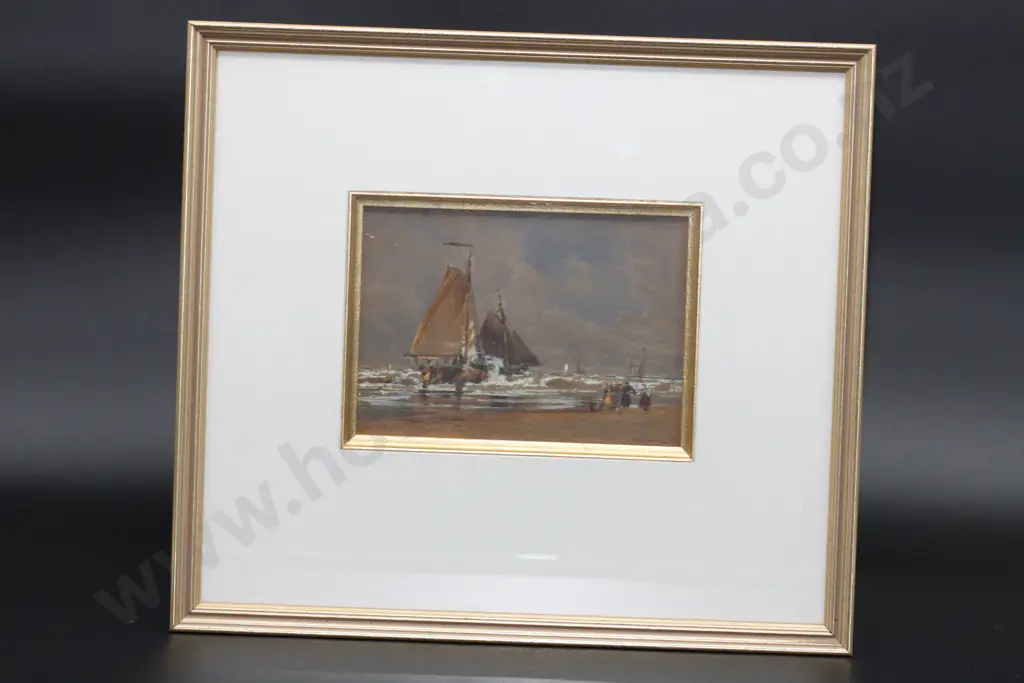 Watercolour - Thomas Bush Hardy “Unloading a Pink” Image 1++