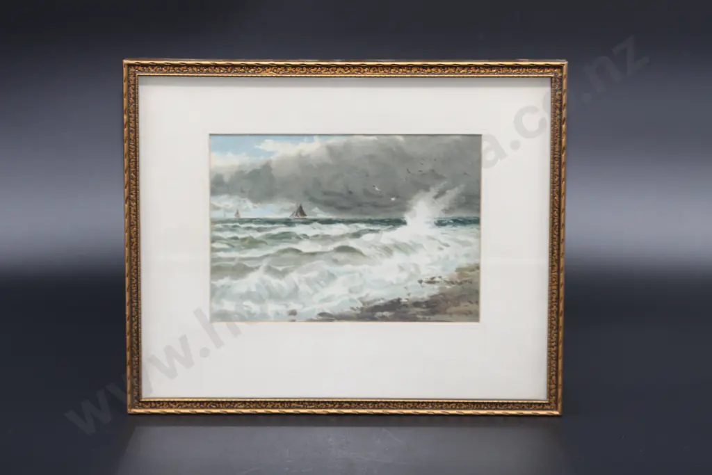 Walter William May "Sea on the French Coast" Image 1++