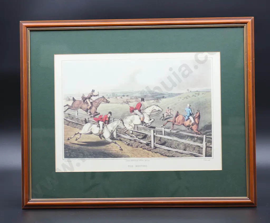 Pair of Fox Hunting Scenes Image 1++