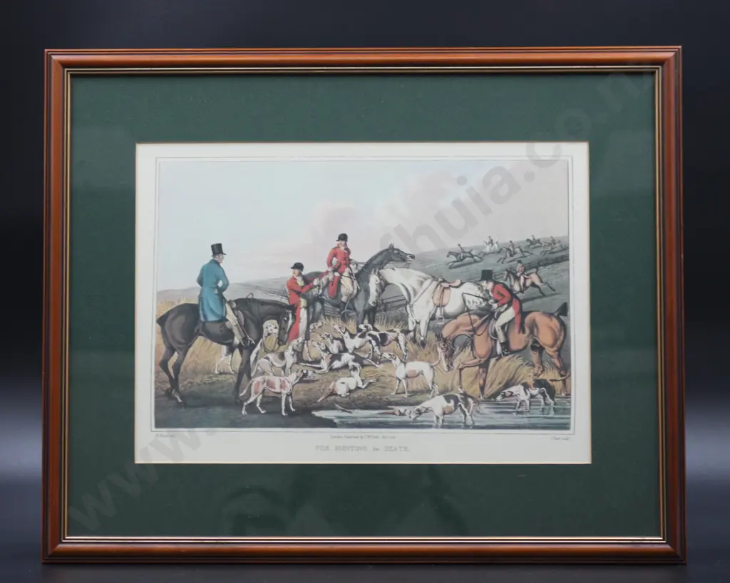 Pair of Fox Hunting Scenes Image 1++