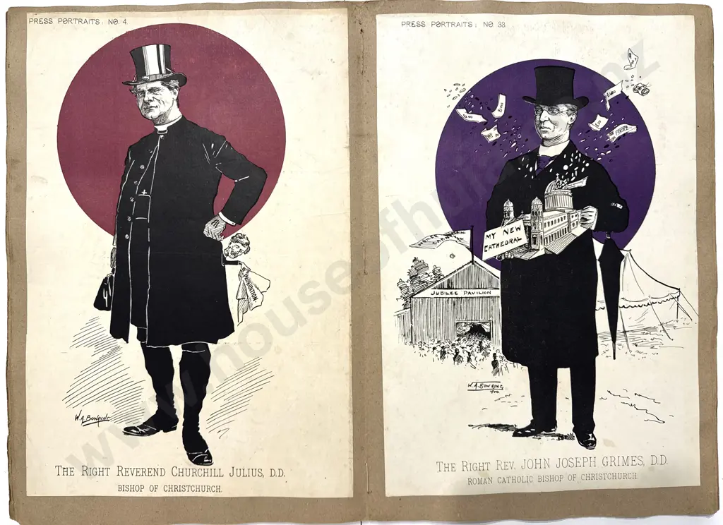 A Scrapbook of Political Sketches - Christchurch Press Image 1++