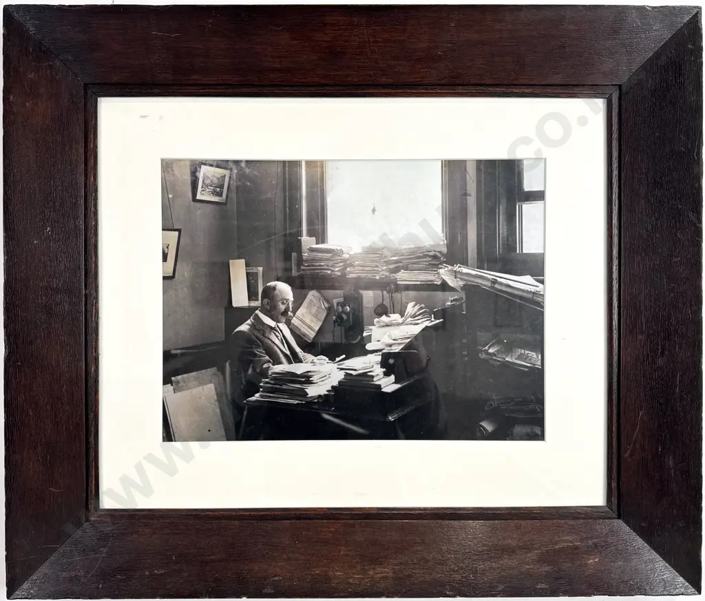 Editor of The Press at Work - Photograph Image 1++