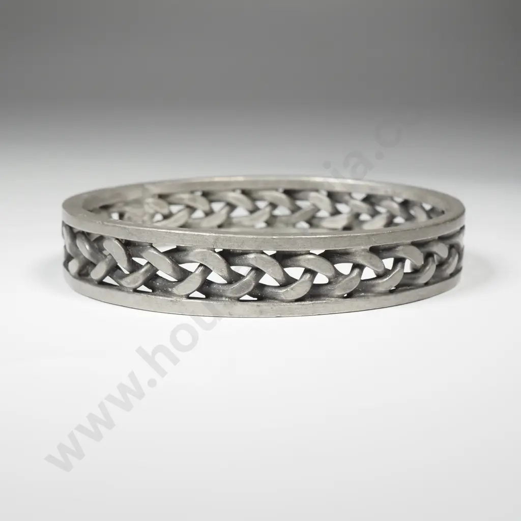 Vintage Jorgen Jensen Pewter Bangle Image 1++