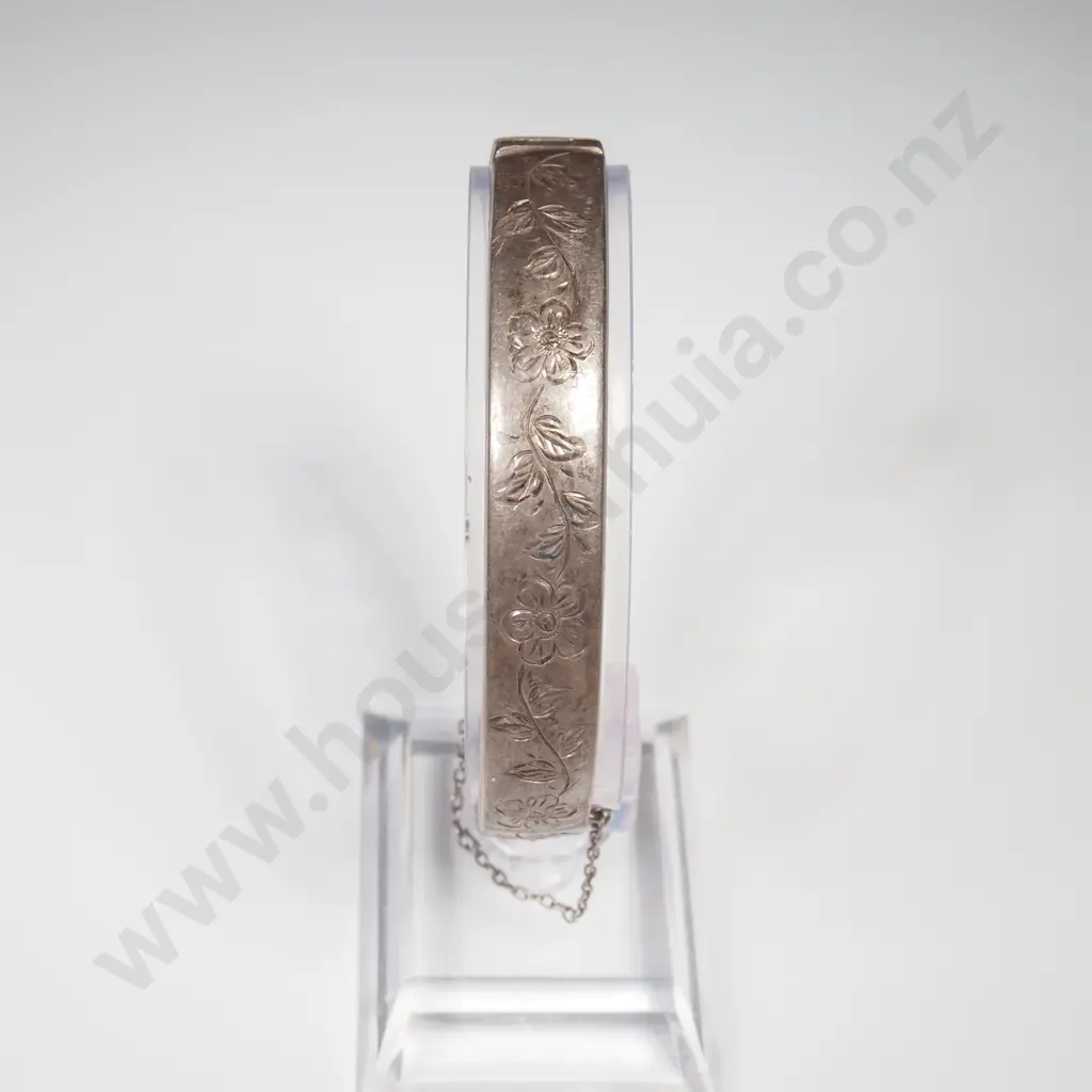 Sterling Silver Hinged Bracelet Image 1++