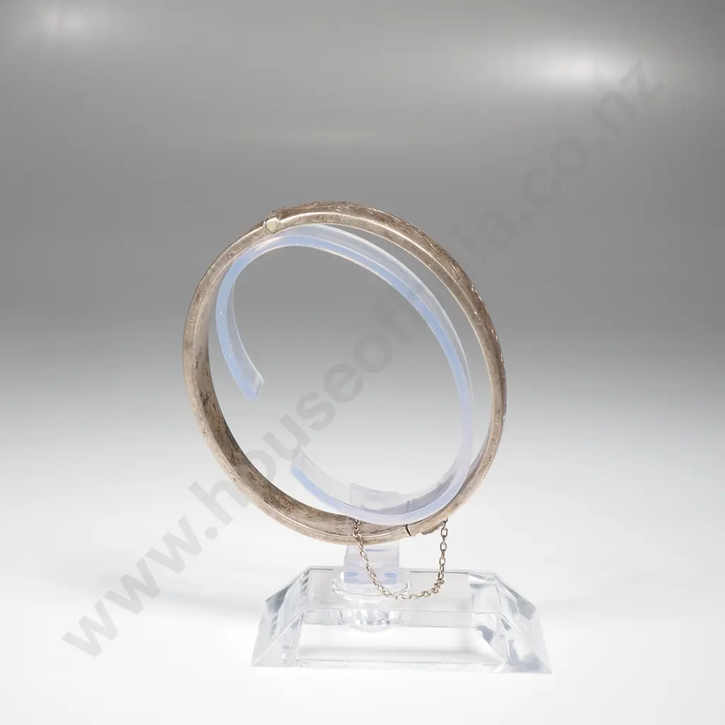 Sterling Silver Hinged Bracelet Image 1++