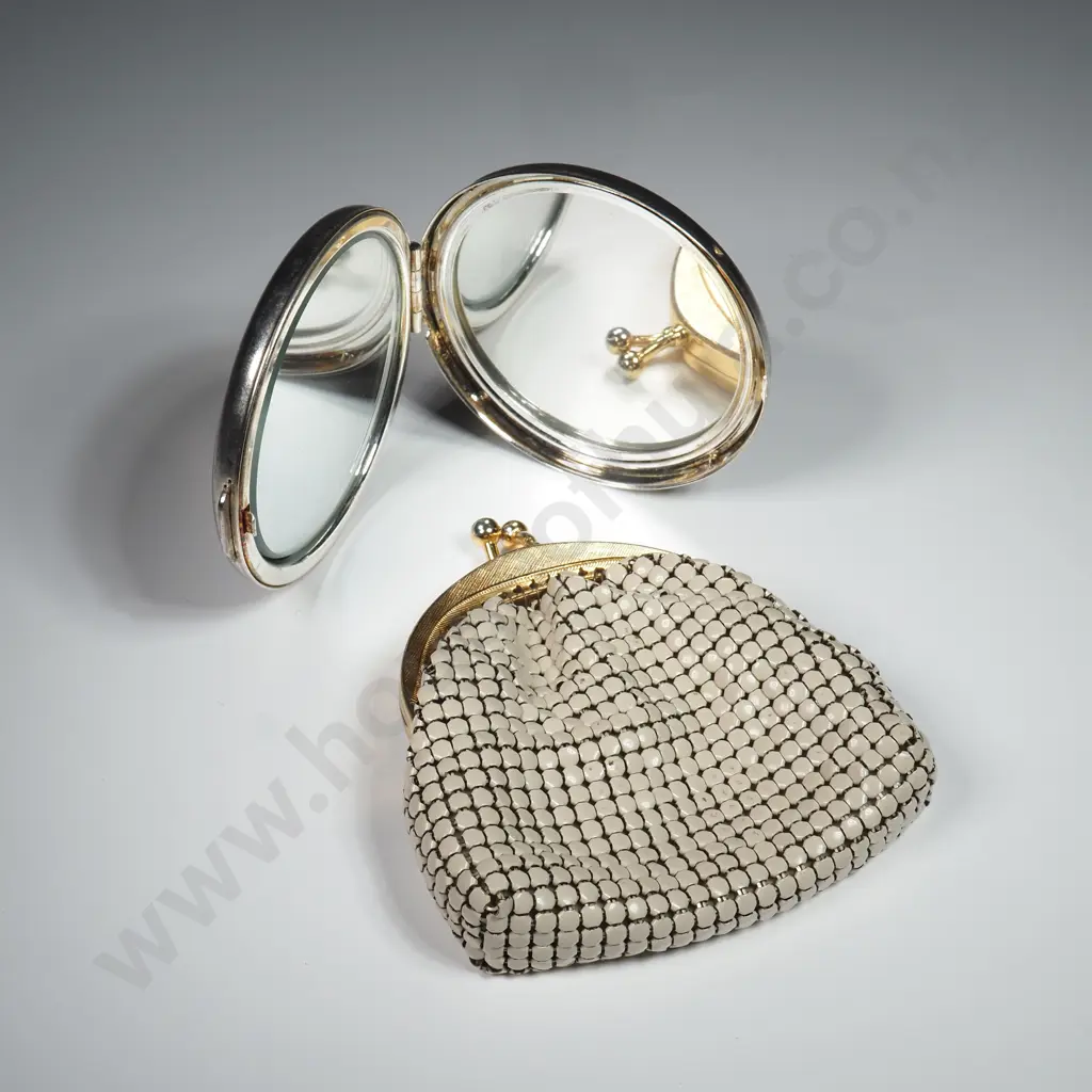 Vintage Compact MIrror & Mini Purse Image 1++