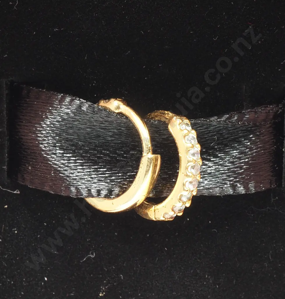 Cased Pandora G/P Earrings w Receipt for $111 Image 1++