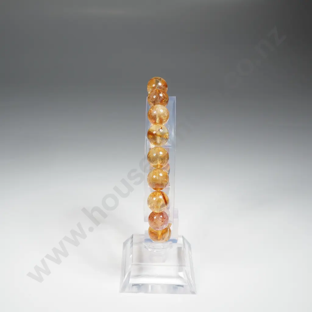 Citrine Beaded Bracelet Image 1++