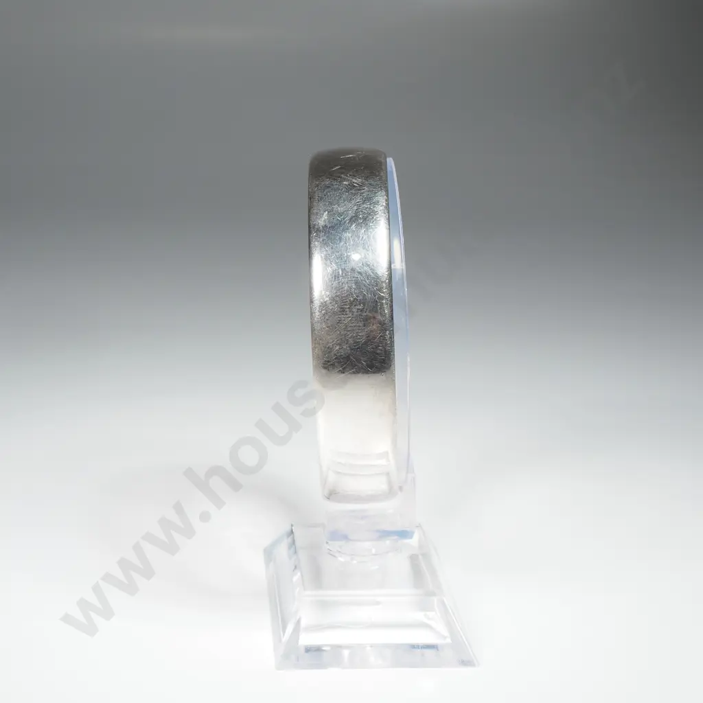 Substantial Sterling Silver Bangle Image 1++