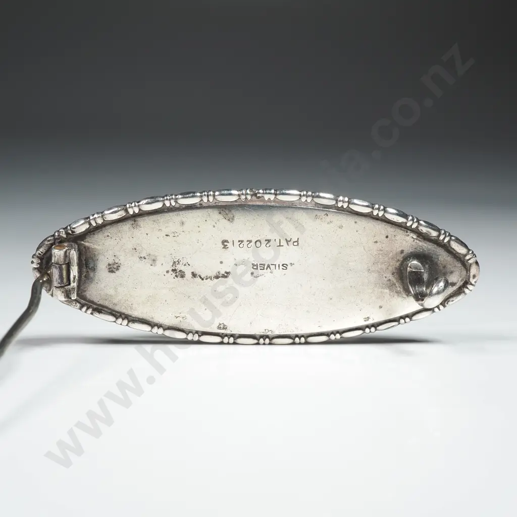 Sterling Silver Butterfly Wing Brooch Image 1++