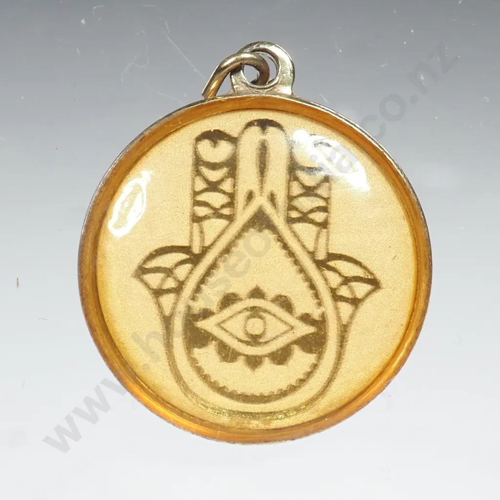 Sterling Silver hand of Fatima Pendant Image 1++