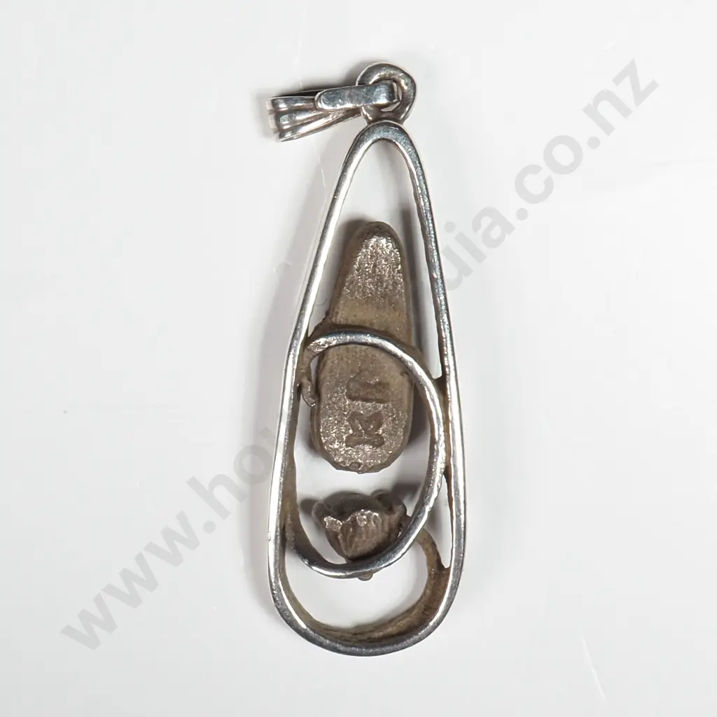Sterling Silver Paua Shell Pendant Image 1++
