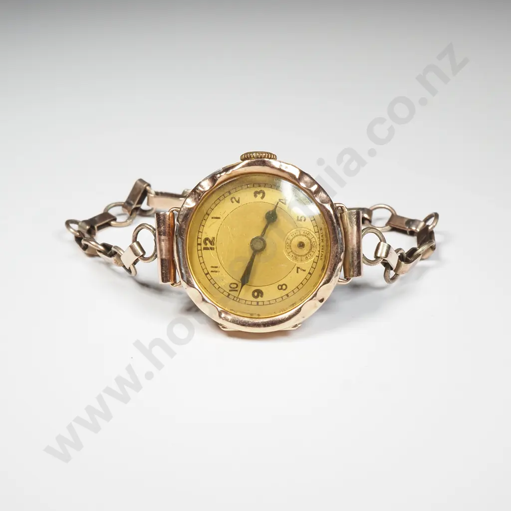Antique 9ct Gold Ladies Wristwatch A/F Image 1++