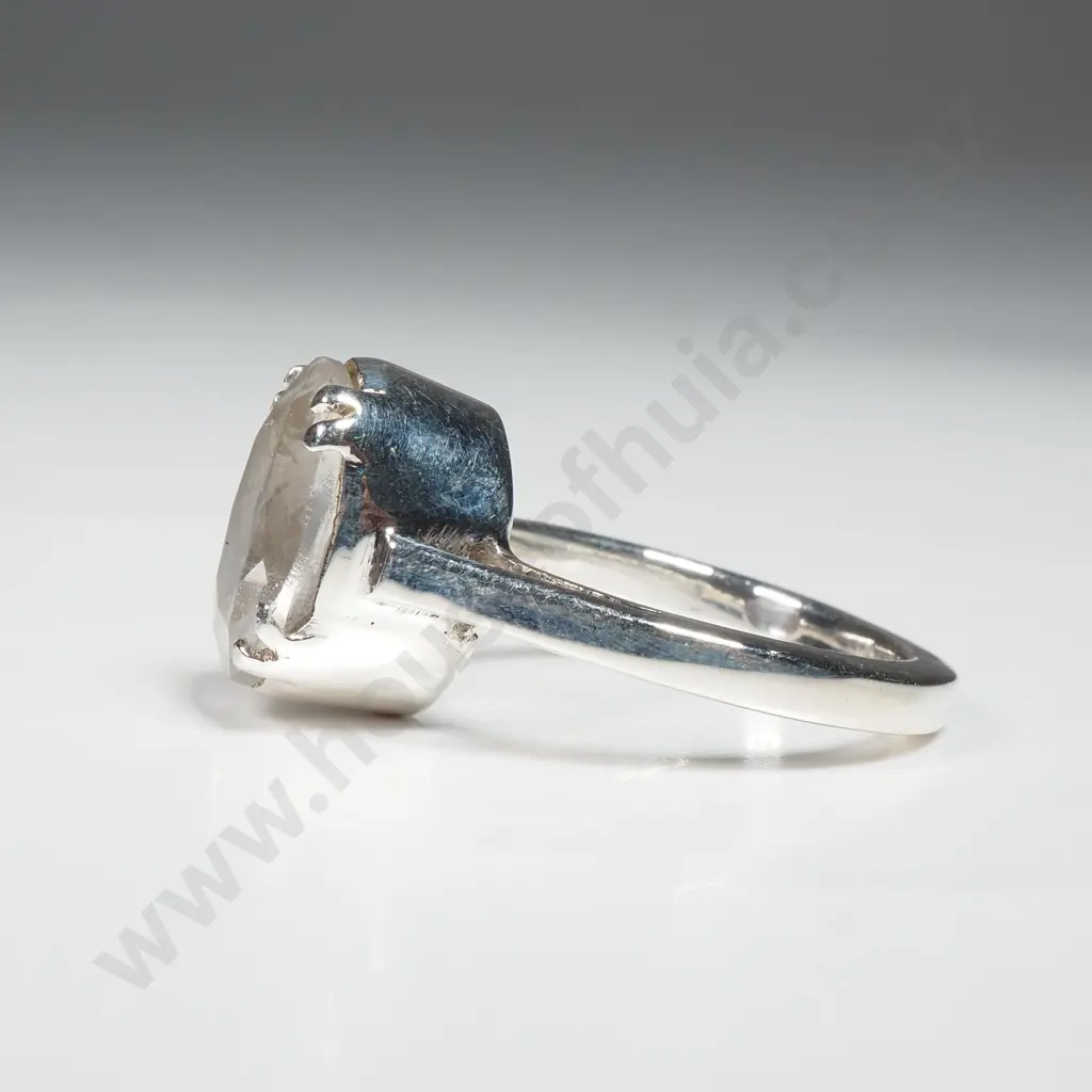Sterling Silver Crystal Ring Image 1++
