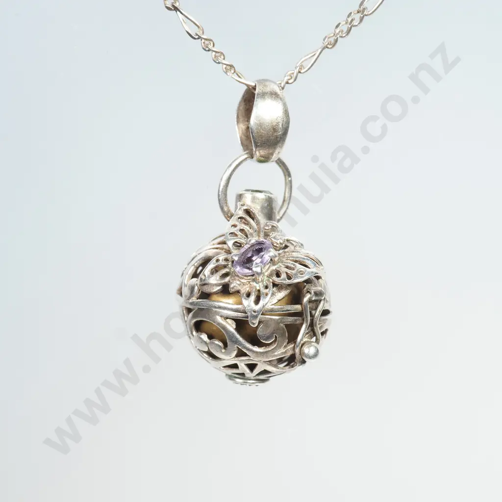 Sterling Silver Pendant & Necklace Image 1++