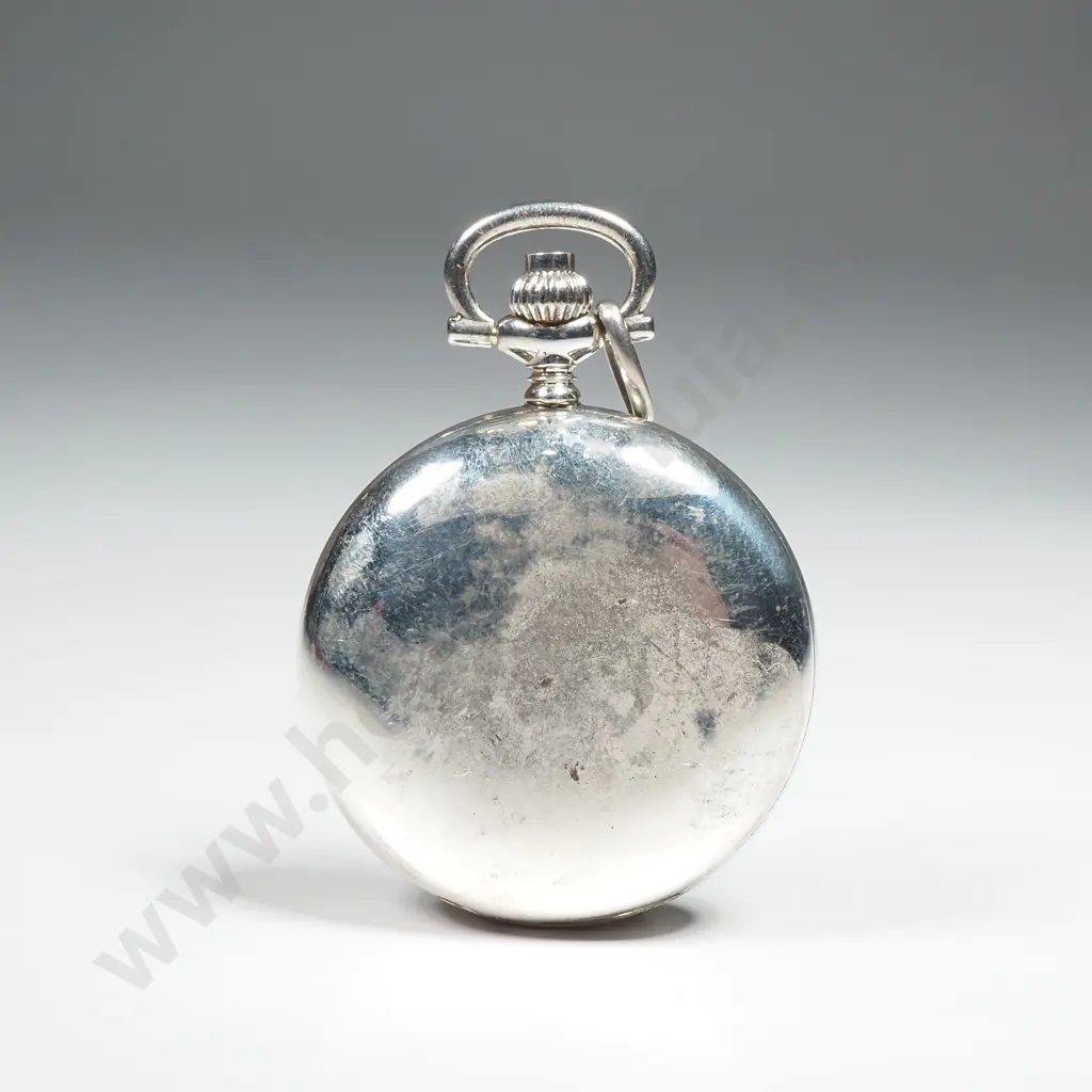 Sterling Silver Aerowatch Pocket Watch Image 1++
