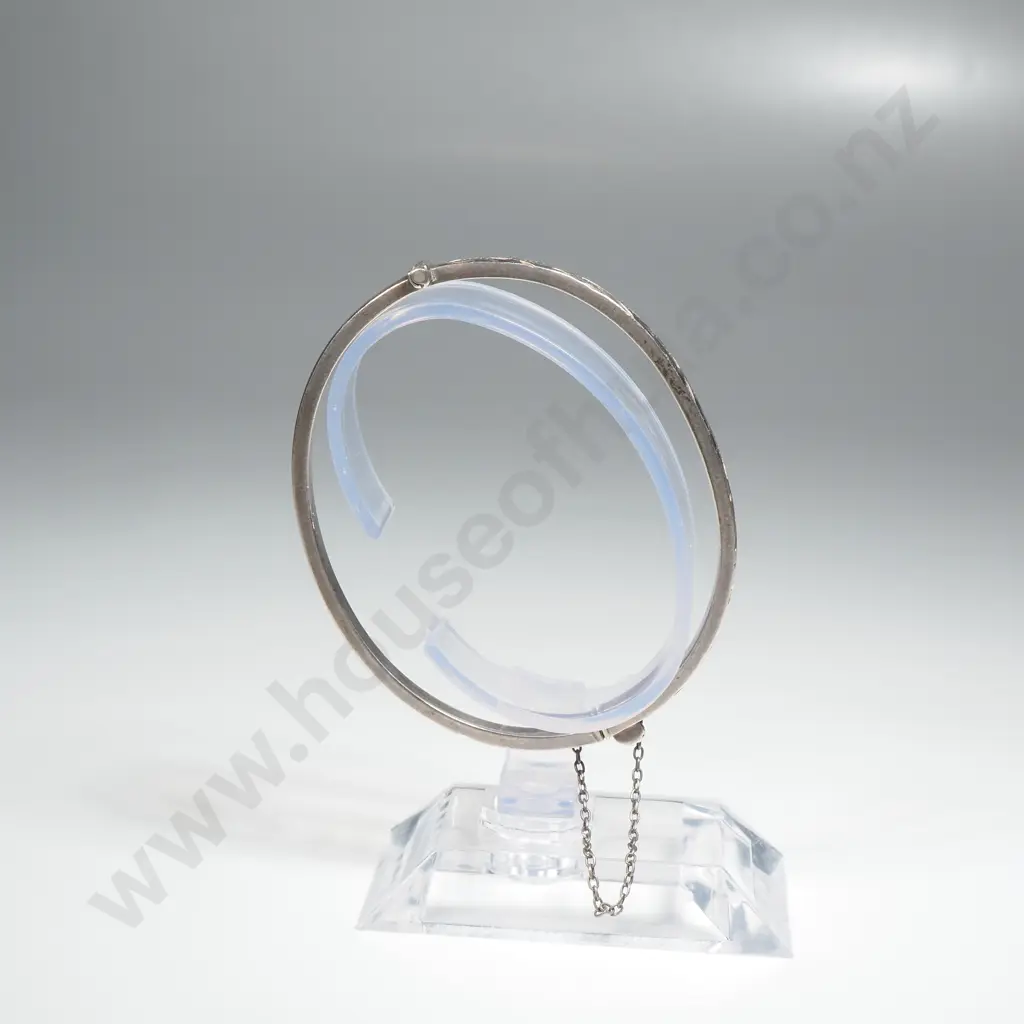 Sterling Silver Hinged Bracelet Image 1++