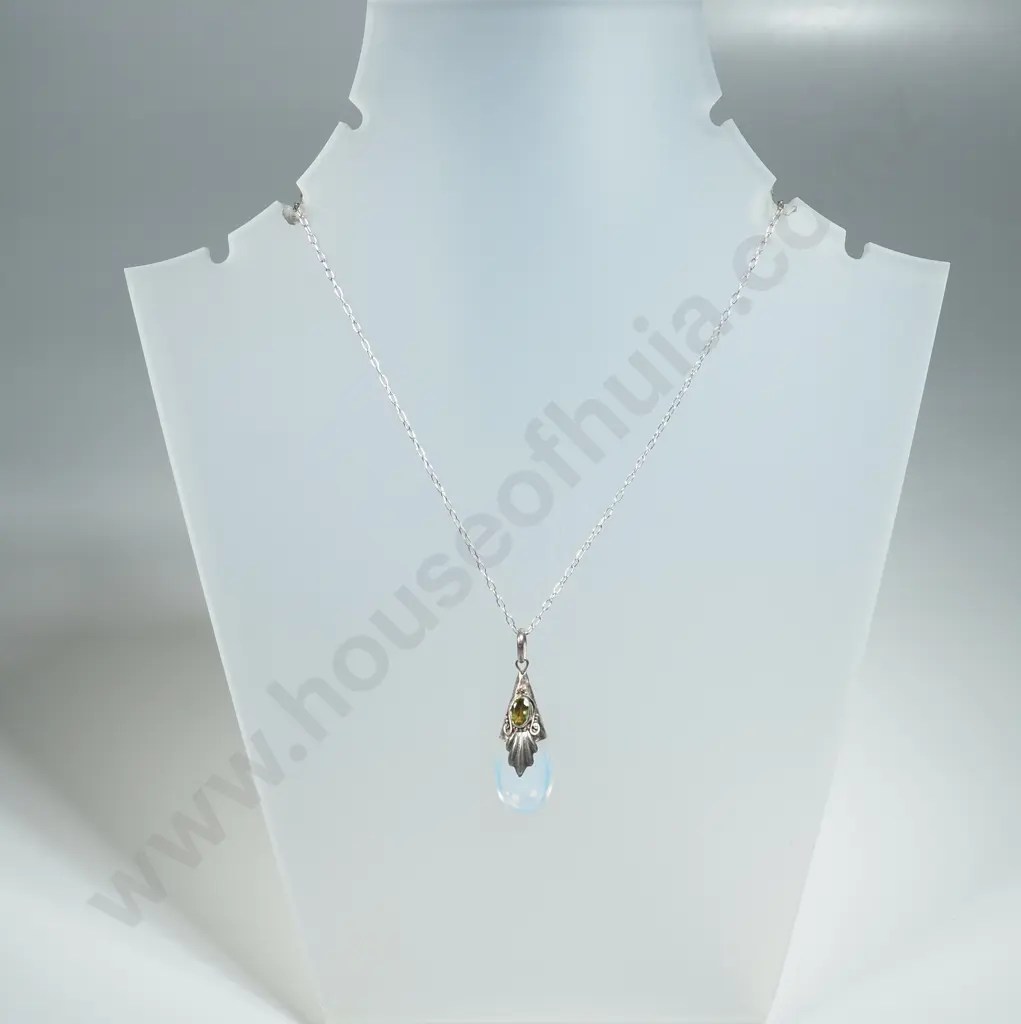 Vintage Sterling Silver Pendant / Necklace Image 1++