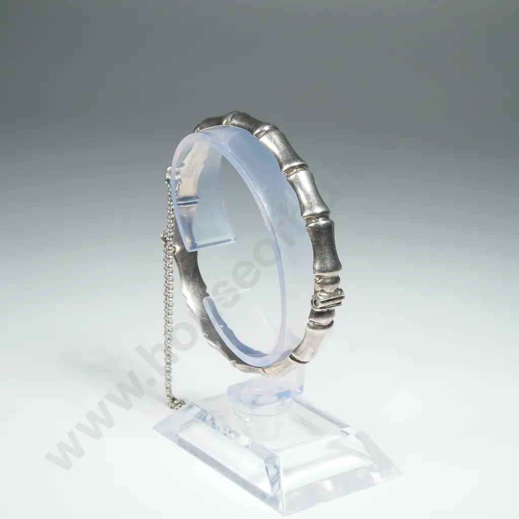 Sterling Silver Bamboo Bracelet Image 1++
