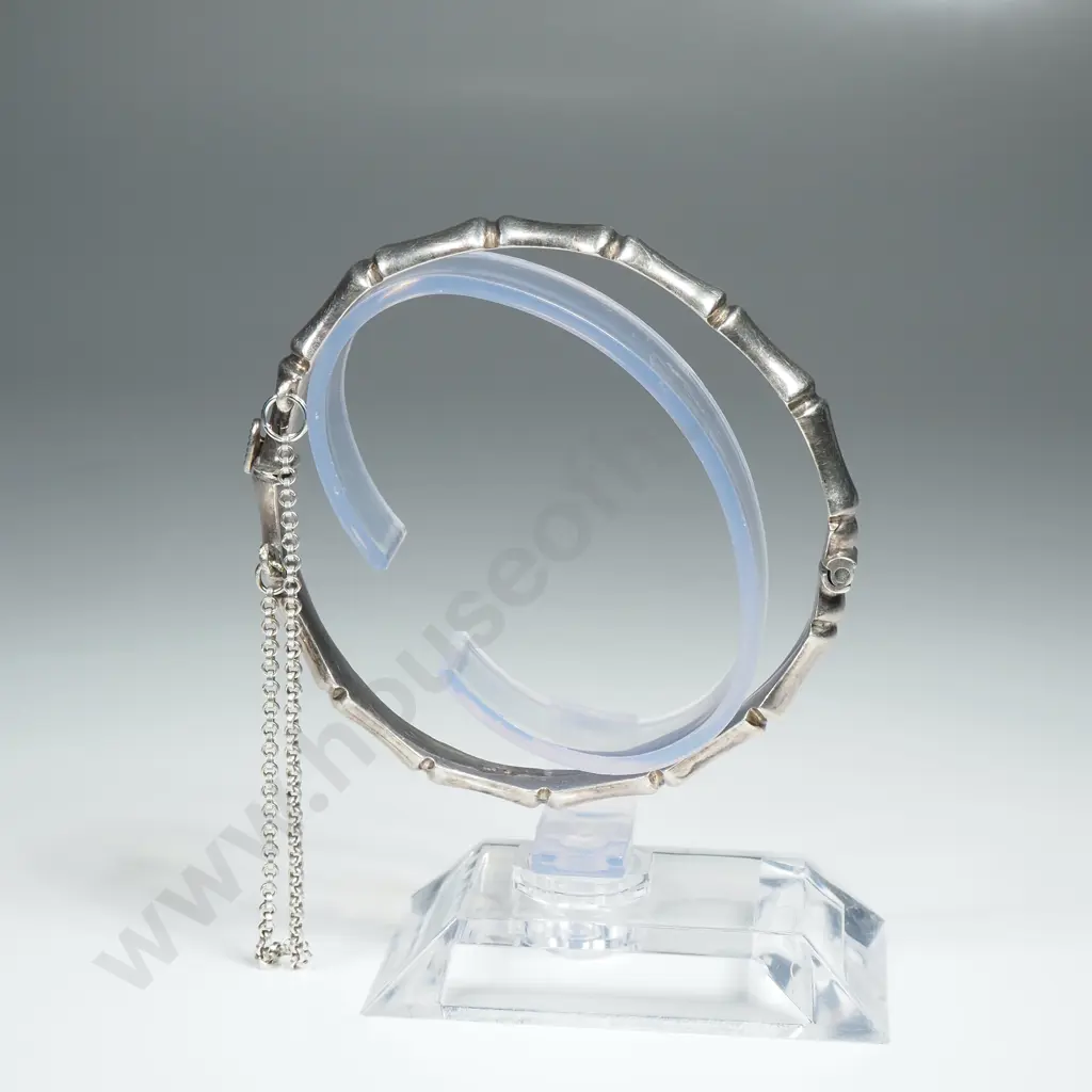 Sterling Silver Bamboo Bracelet Image 1++