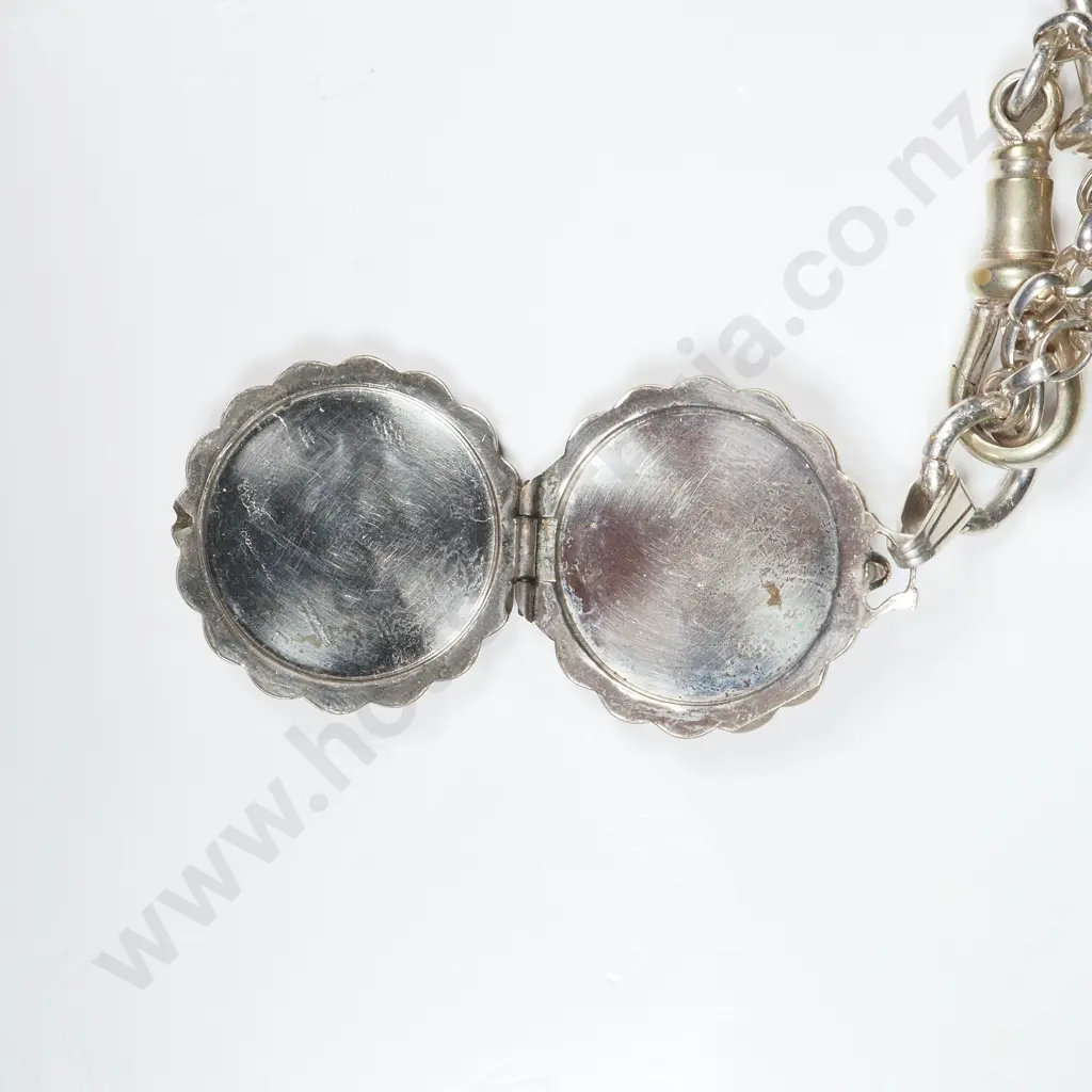 Sterling Silver T Bar Pendant Necklace Image 1++