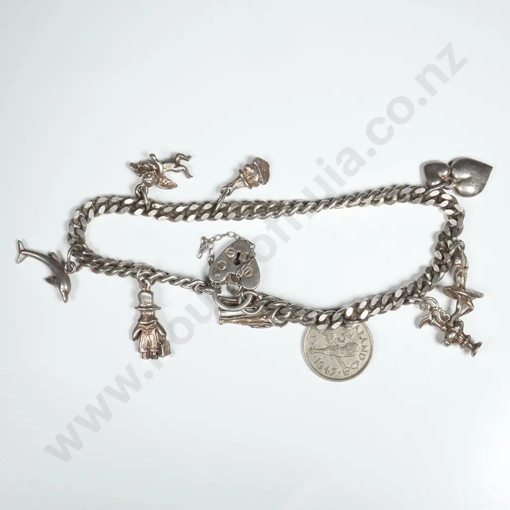 Sterling Silver Charm Bracelet Image 1++