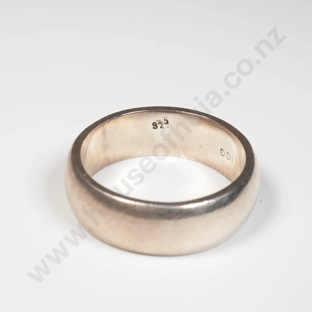 Sterling Silver Wedding Band Image 1++