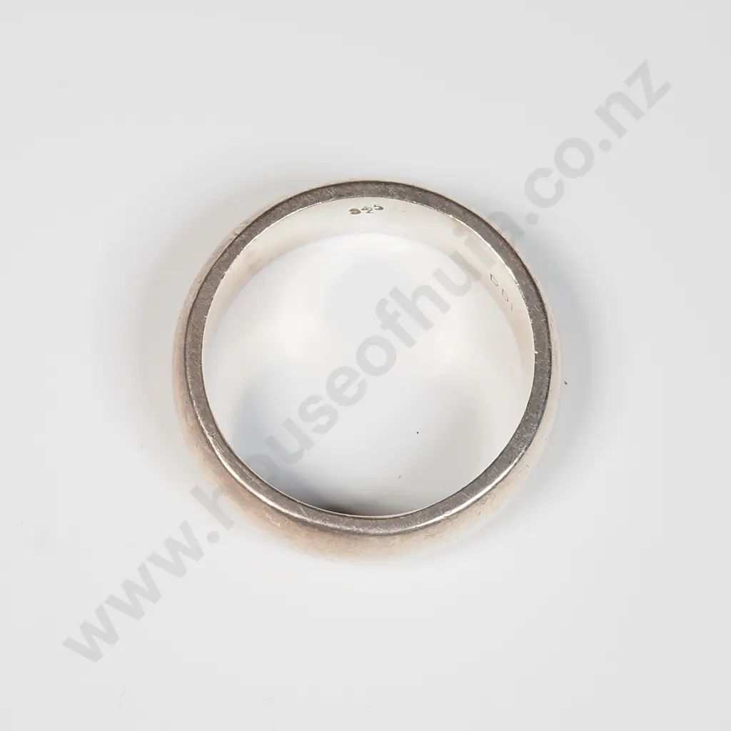 Sterling Silver Wedding Band Image 1++