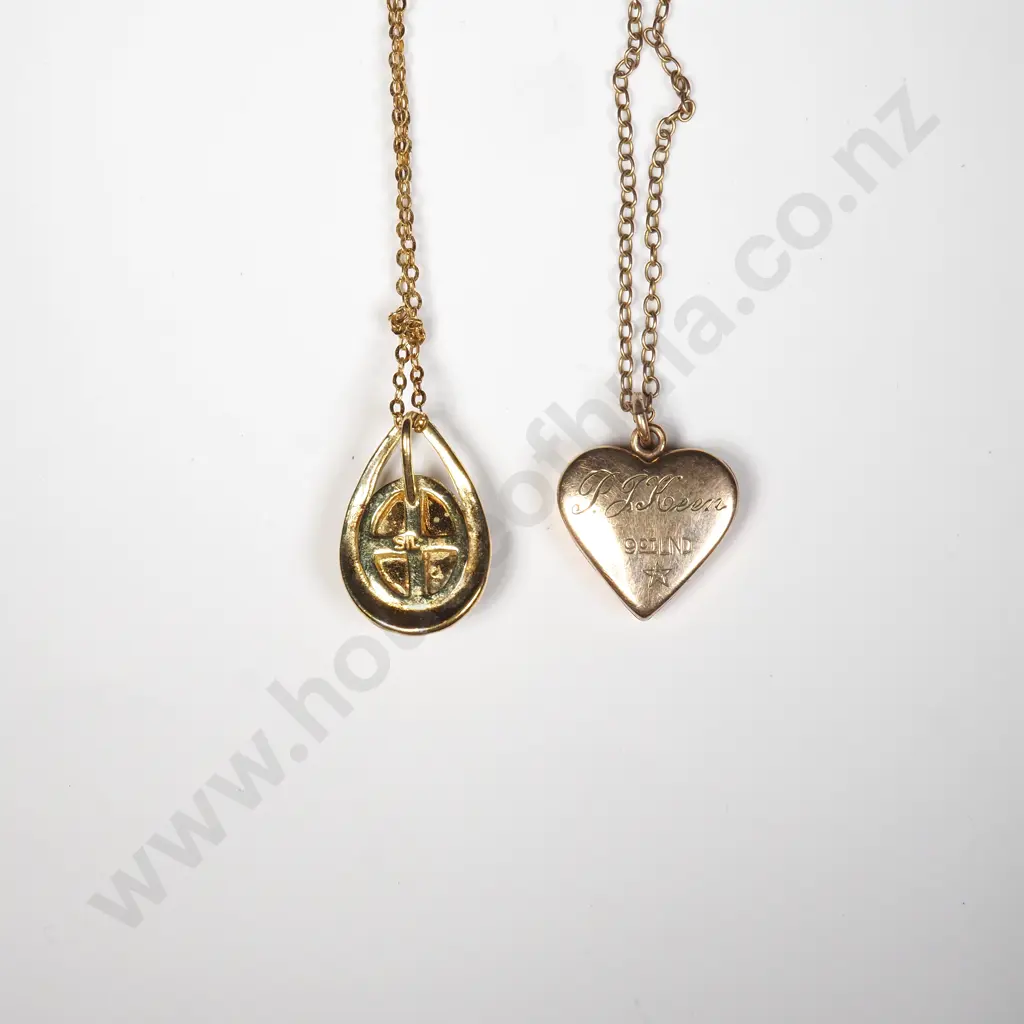 Two Rolled Gold Necklaces Image 1++