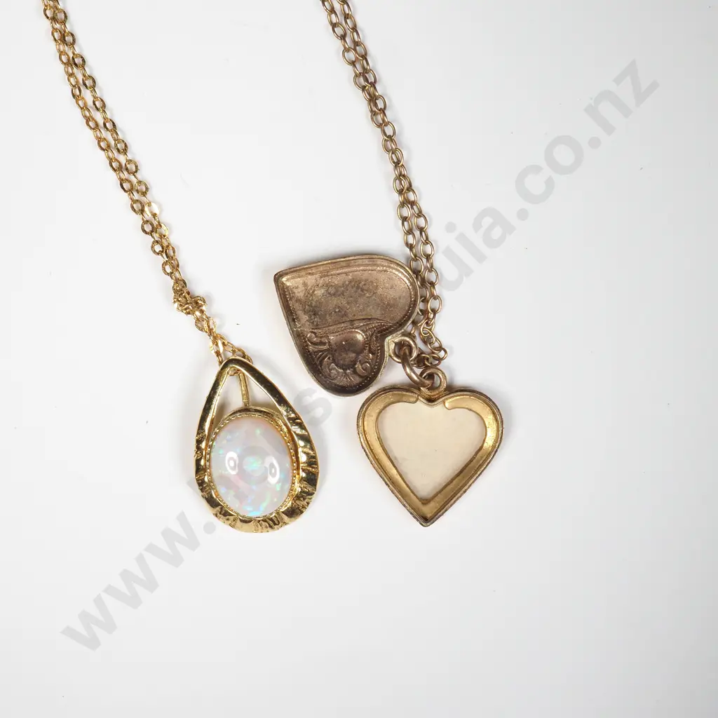 Two Rolled Gold Necklaces Image 1++