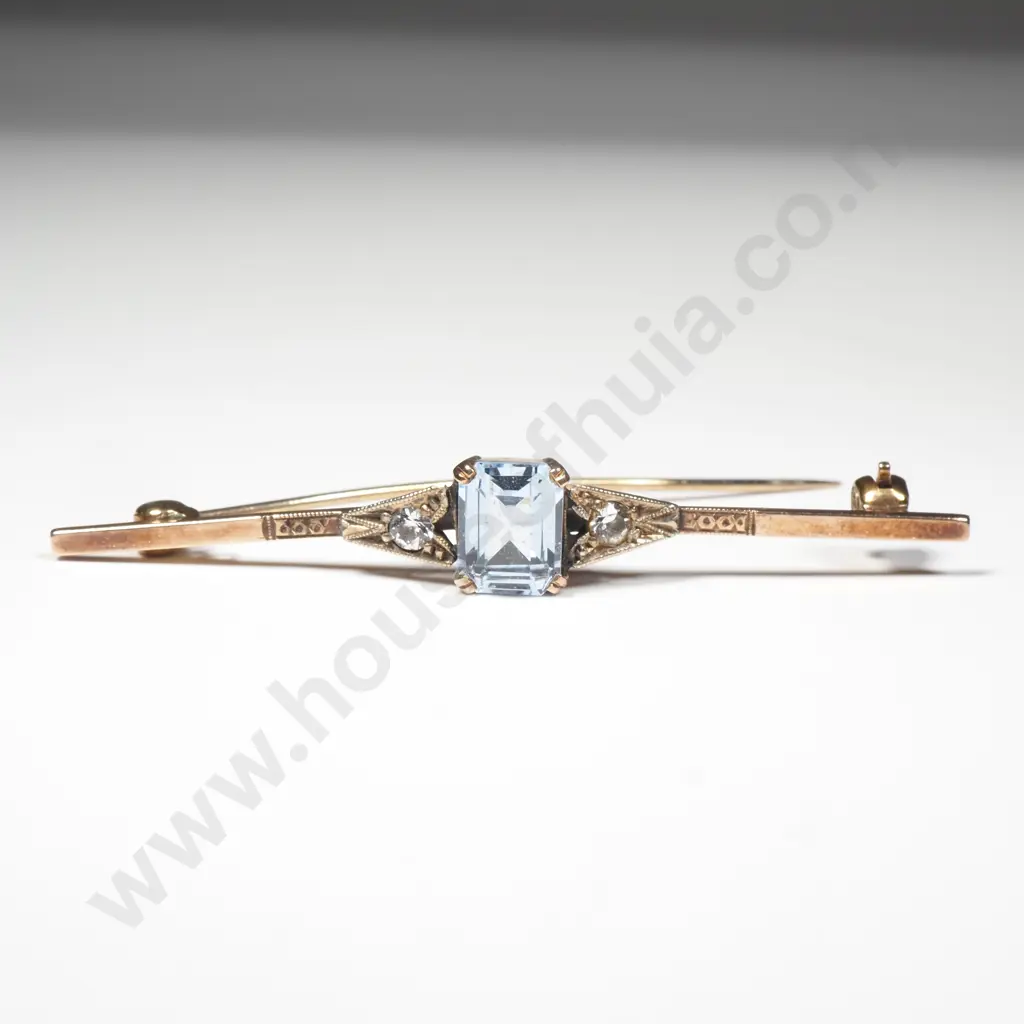 Vintage 9ct Gold Brooch Image 1++