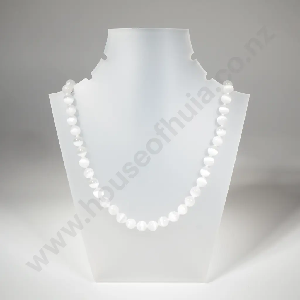 Selenite Necklace Image 1++